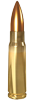 Munition blindée à ogive pointue et noyau souple