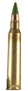 Munition blindée à ogive pointue, noyau souple et pénétrateur acier-plomb